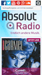 Mobile Screenshot of absolutradio.de