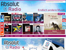Tablet Screenshot of absolutradio.de